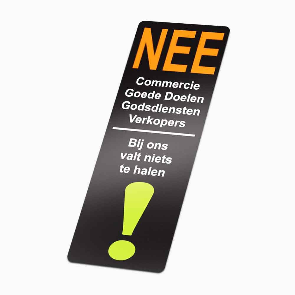 No Anti door-to-door Stickers You can't get anything from us! - 1