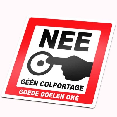 10 x10 geen colportage sticker - 1 10 x10 geen colportage sticker - 1