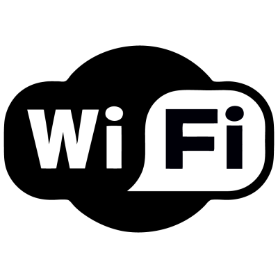 Wifi sticker Logo uitgesneden - 1