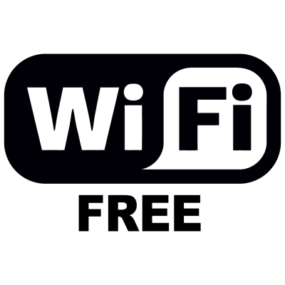 Wifi Free sticker Logo uitgesneden - 1