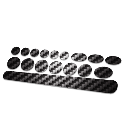 17 delige framebescherming carbon - 2