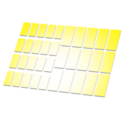 Reflecterende stickers rechthoek - 1