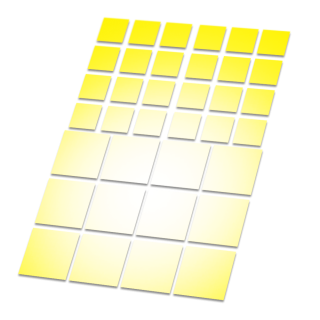 Reflecterende stickers vierkant - 1