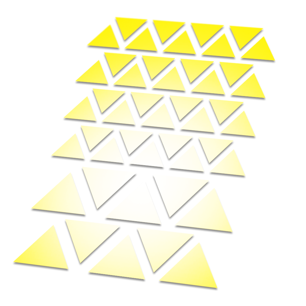 Reflektierende Aufkleber Dreieck - 1