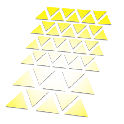 Reflecterende stickers driehoek - 1
