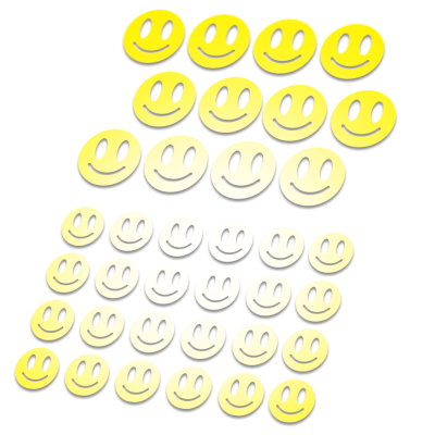 Smiley Reflecterende stickers - 1