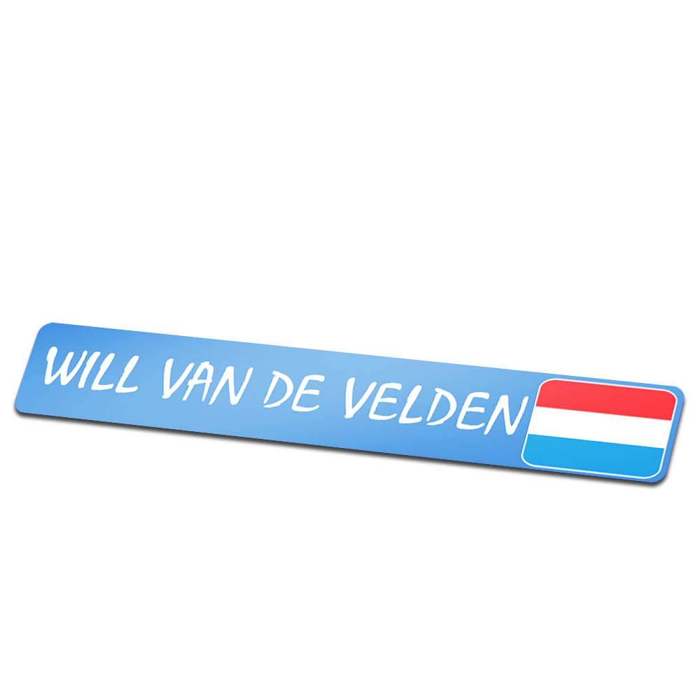 Naamsticker Fiets Borealis