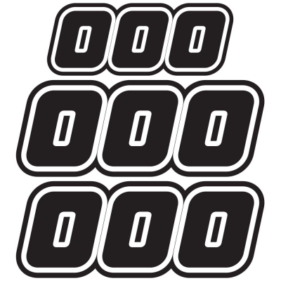 Eigen racenummer type 2 - 1 Eigen racenummer type 2 - 1