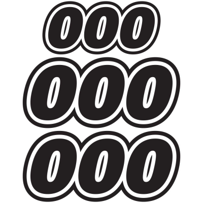 Eigen racenummer type 3 - 1