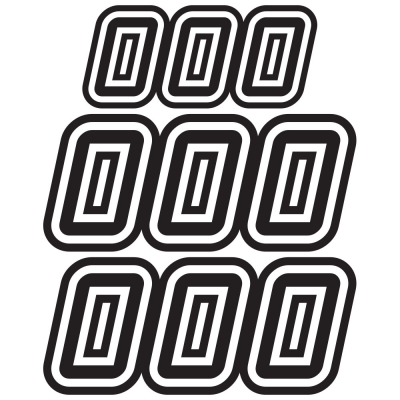 Eigen racenummer type 5 - 1