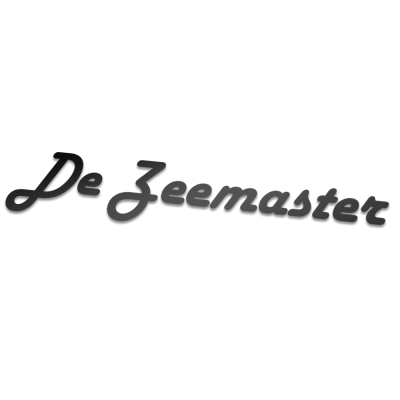 Bootnaam sticker Harlow Solid Italic - 1 Bootnaam sticker Harlow Solid Italic - 1