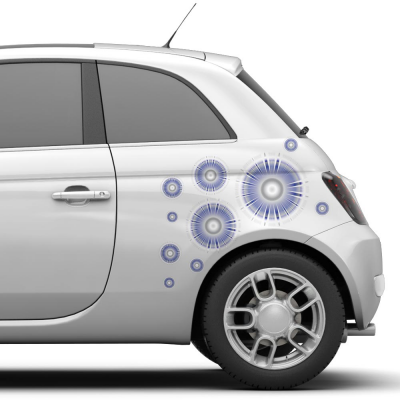 autosticker Licht ballen - 1