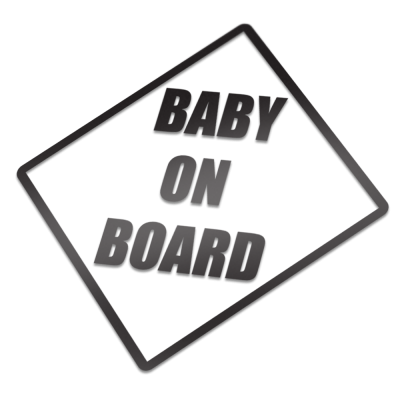 Baby on board eigen kleur - 1