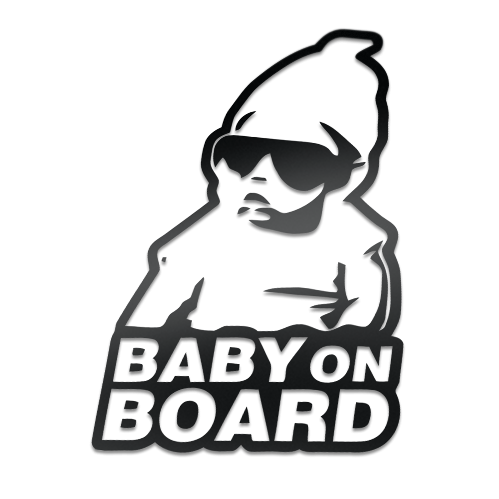 Cooles Baby an Bord in eigener Farbe - 1