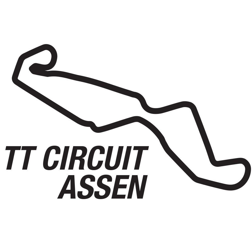 Assen Circuit-Aufkleber - 1
