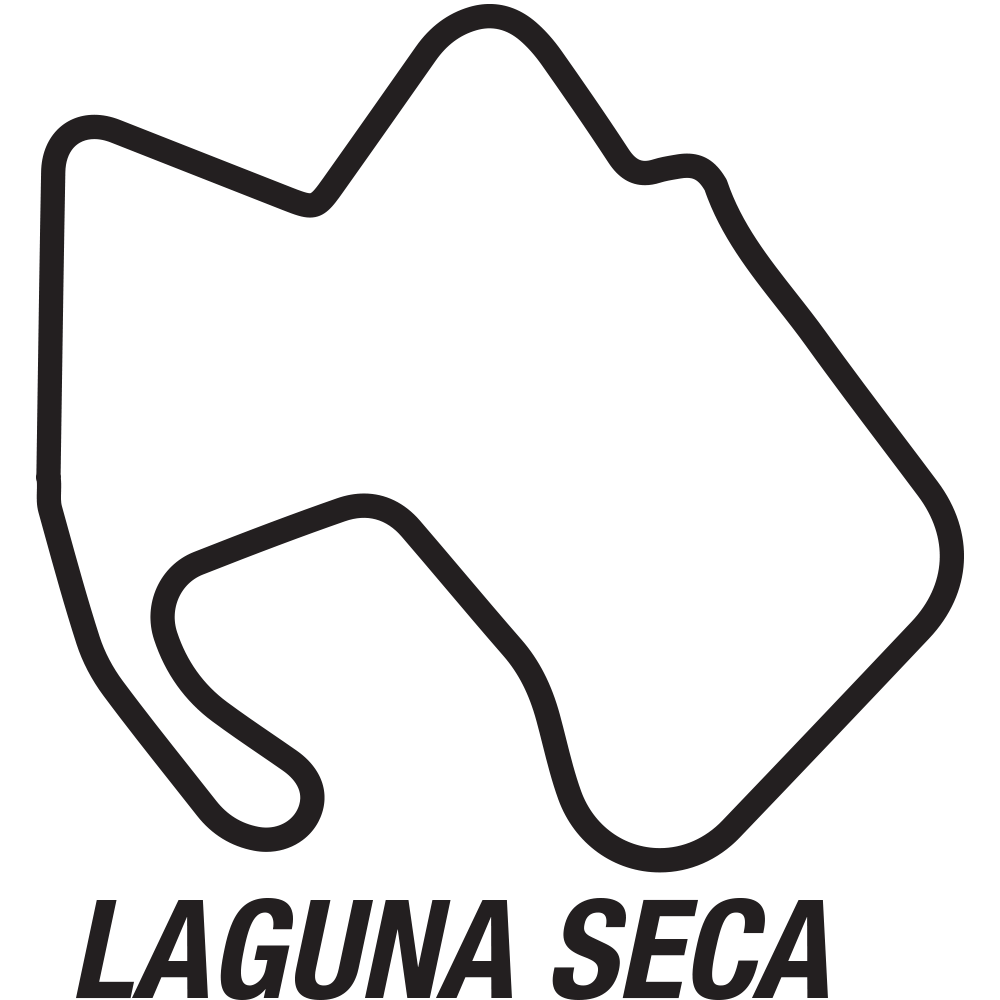 Laguna Seca circuit sticker - 1