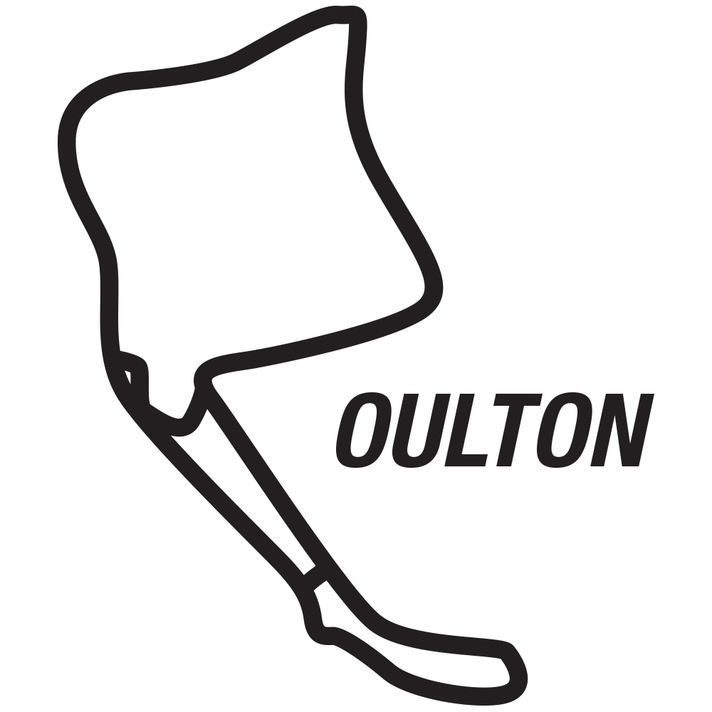Oulton Park circuit sticker - 1