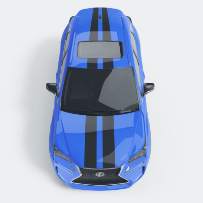 Auto striping dubb2 strepen - 1