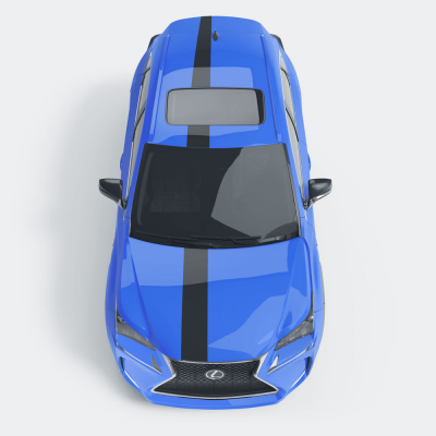 Auto striping enkele streep - 1