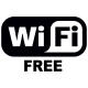 Free Wifisticker Logo uitgesneden