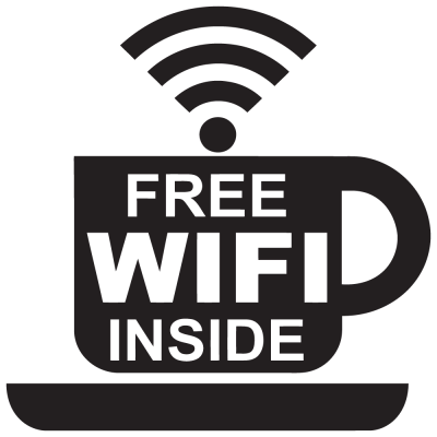 Koffie wifisticker - 1 Koffie wifisticker - 1