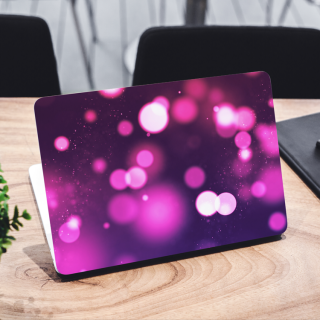 Bokeh Purple Laptop Sticker - 1