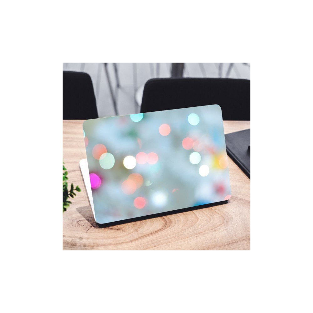 Bokeh Multicolor Laptop Sticker - 1