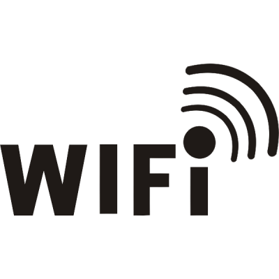 Wifi signaal type 3 sticker Logo uitgesneden - 2 Wifi signaal type 3 sticker Logo uitgesneden - 2