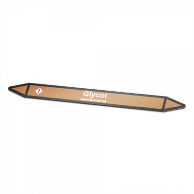 Glycol Pictogramsticker Leidingmarkering - 1