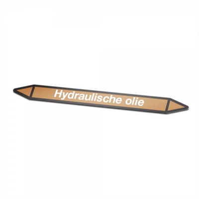 Hydraulische-olie Pictogramsticker Leidingmarkering - 1 Hydraulische-olie Pictogramsticker Leidingmarkering - 1
