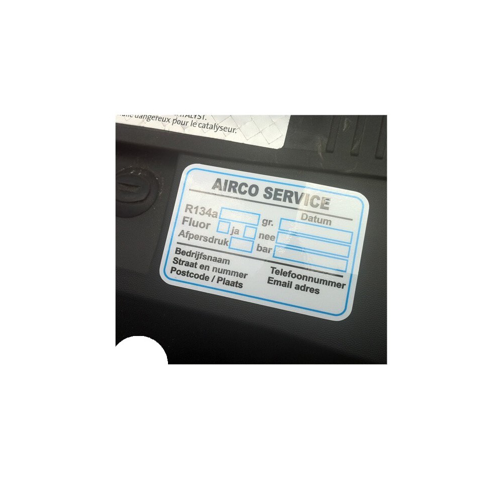 Airco Service Onderhoud stickers - 3