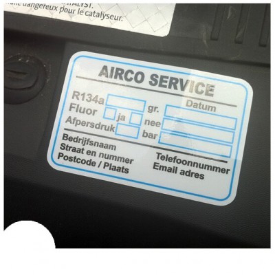 Airco Service Onderhoud stickers - 3 Airco Service Onderhoud stickers - 3