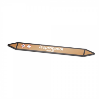 Isopropanol Pictogram Sticker Pipe Marking - 1