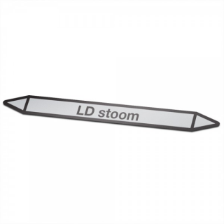 LD steam Pictogram sticker Pipe marking - 1