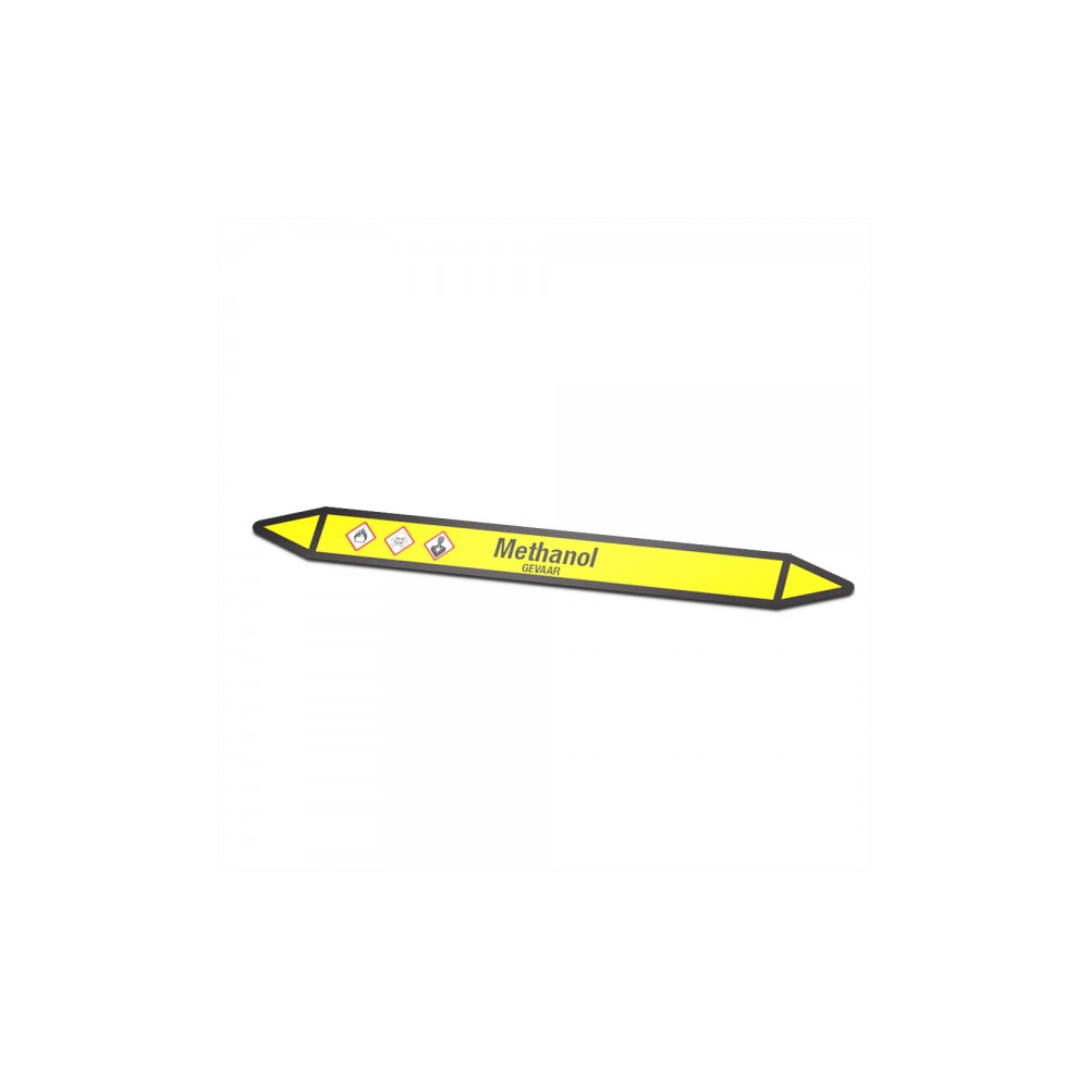 Methanol Icon sticker Pipe marking - 1