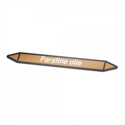 Parafine-olie Pictogramsticker Leidingmarkering - 1