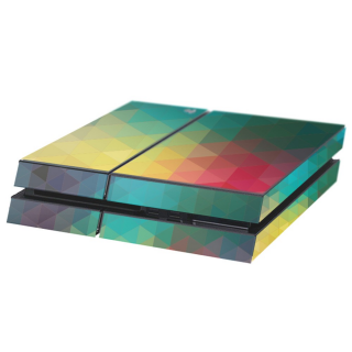 Triangles Playstation 4 Console Skin - 1