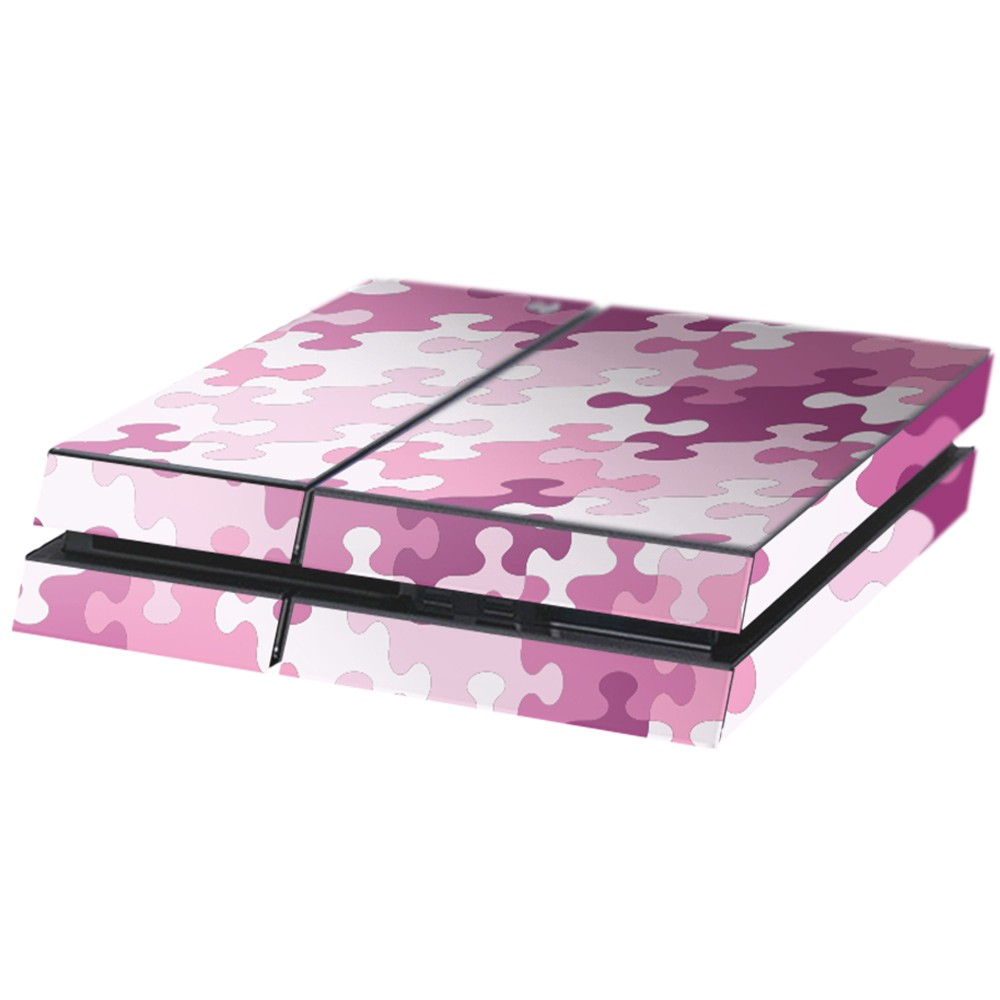 Puzzel Roze Playstation 4 Console Skin - 2