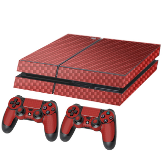Carbon Red Playstation 4 Konsolen-Skin – 2