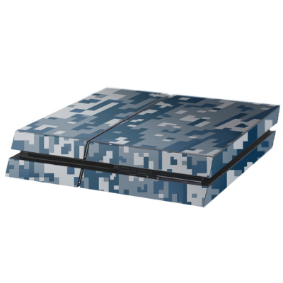 Digital Camo Rain Playstation 4 Console Skin - 1