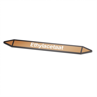 Ethylacetat-Symbol-Aufkleber für Rohrmarkierer - 1
