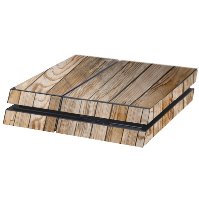 Houten Planken Playstation 4 Console Skin - 1