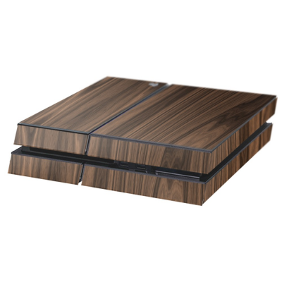 Hout Walnut Playstation 4 Console Skin - 1