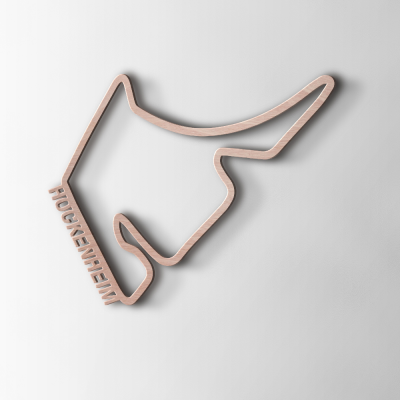 Wanddecoratie | Circuit Hockenheim | Hout - 2 Wanddecoratie | Circuit Hockenheim | Hout - 2