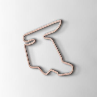 Wanddecoratie | F1 Circuit Hongaroring | Hout - 2