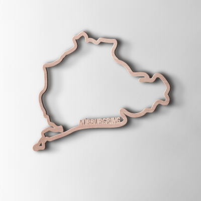 Wanddecoratie | Nurburgring Nordschleife | Hout - 5
