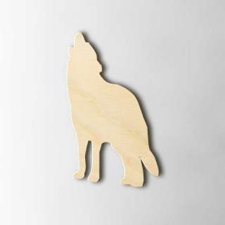 Houten Figuur Wolf - 1