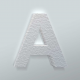 Piepschuim Letter A Arial