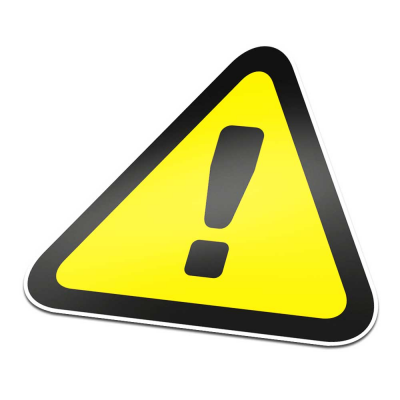 Gevaar Pictogramsticker Waarschuwing Zwart Geel - 1