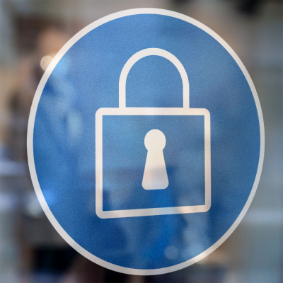 Gebodspictogram Gebruik van Hangslot Verplicht Sticker - 2